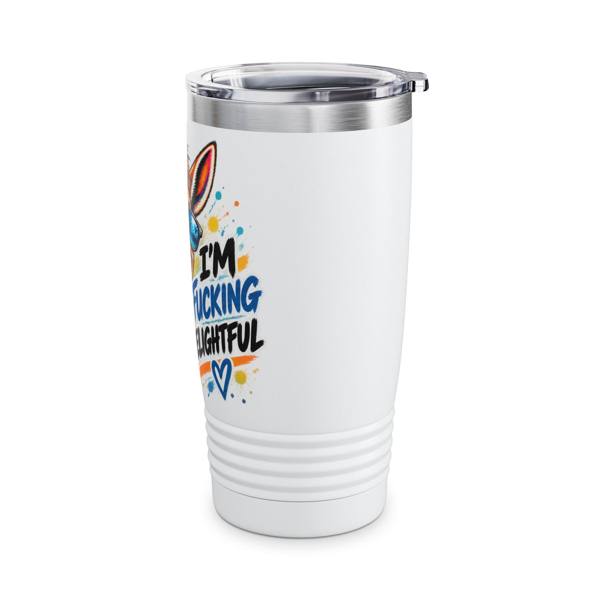 I'm Fucking Delightful | Happy Donkey Travel Tumbler