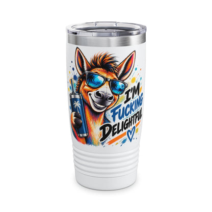 I'm Fucking Delightful | Happy Donkey Travel Tumbler